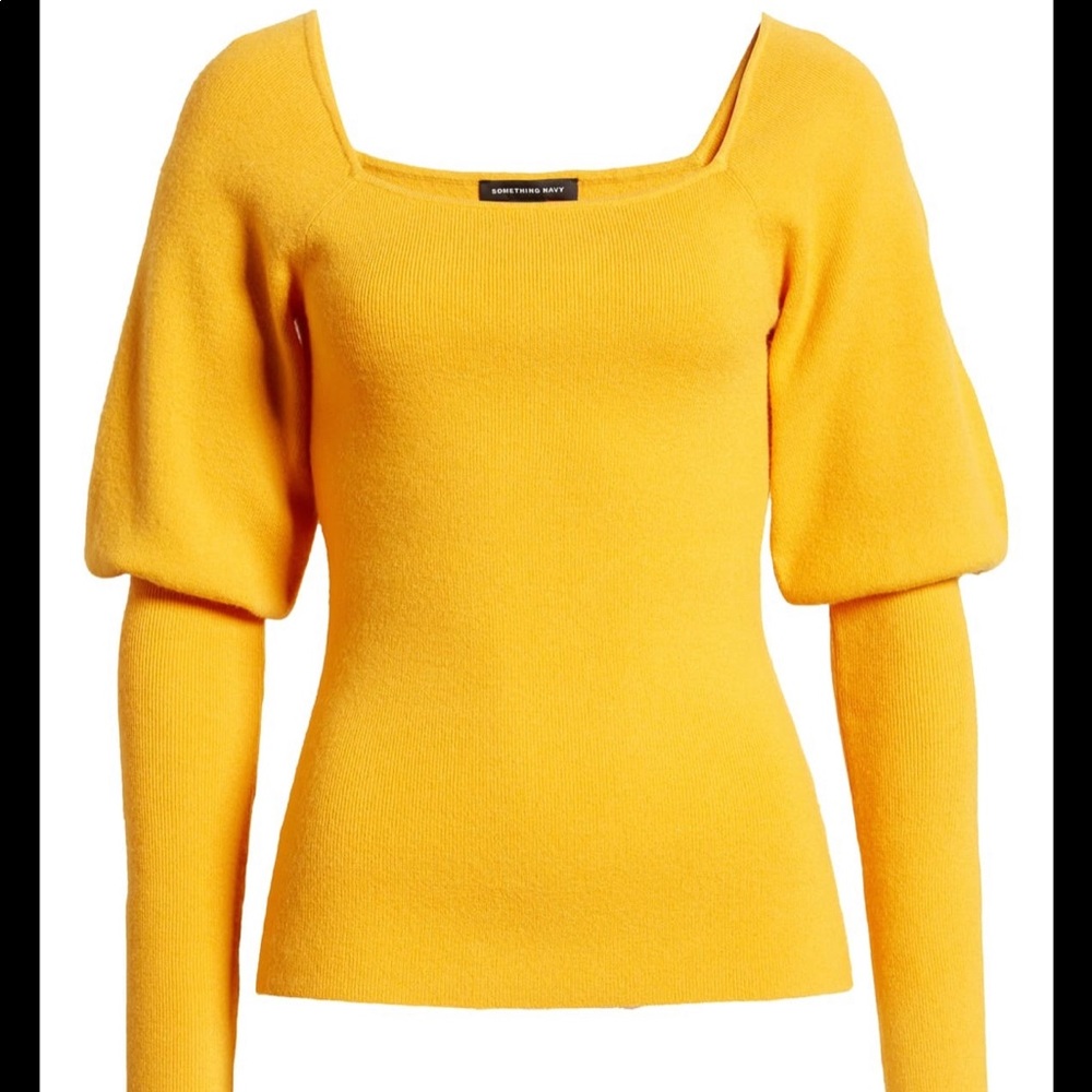 Something Navy
Square Neck Sweater